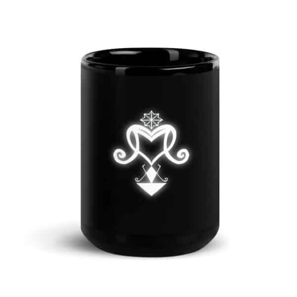 Erzulie Freda - Mug brillant noir - Image 2